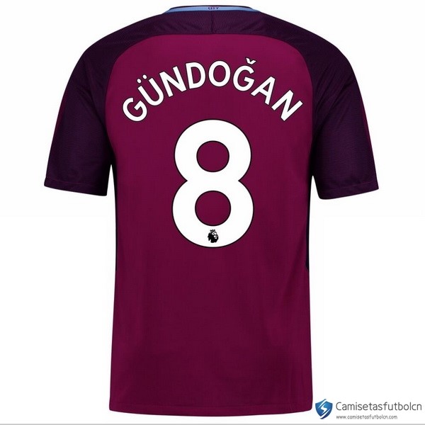 Camiseta Manchester City Segunda equipo Gundogan 2017-18